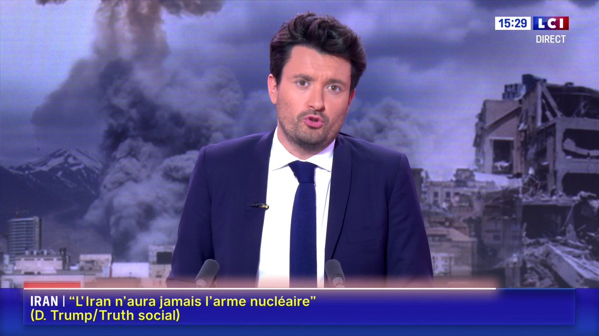 🔴 Donald Trump ordonne un blocus naval du détroit d'Ormuz 💬 "Notre blocus est effectif" a -t-il annoncé sur son réseau social Truth Social ➡️ Les précisions de notre envoyé spécial Matthieu Karmann