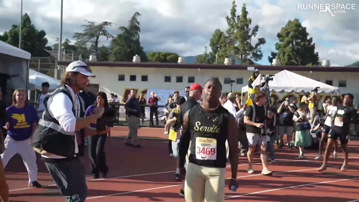 Servite (CA) dominate Arcadia 4x100m in 39.70! Move up to 4th in high school HISTORY