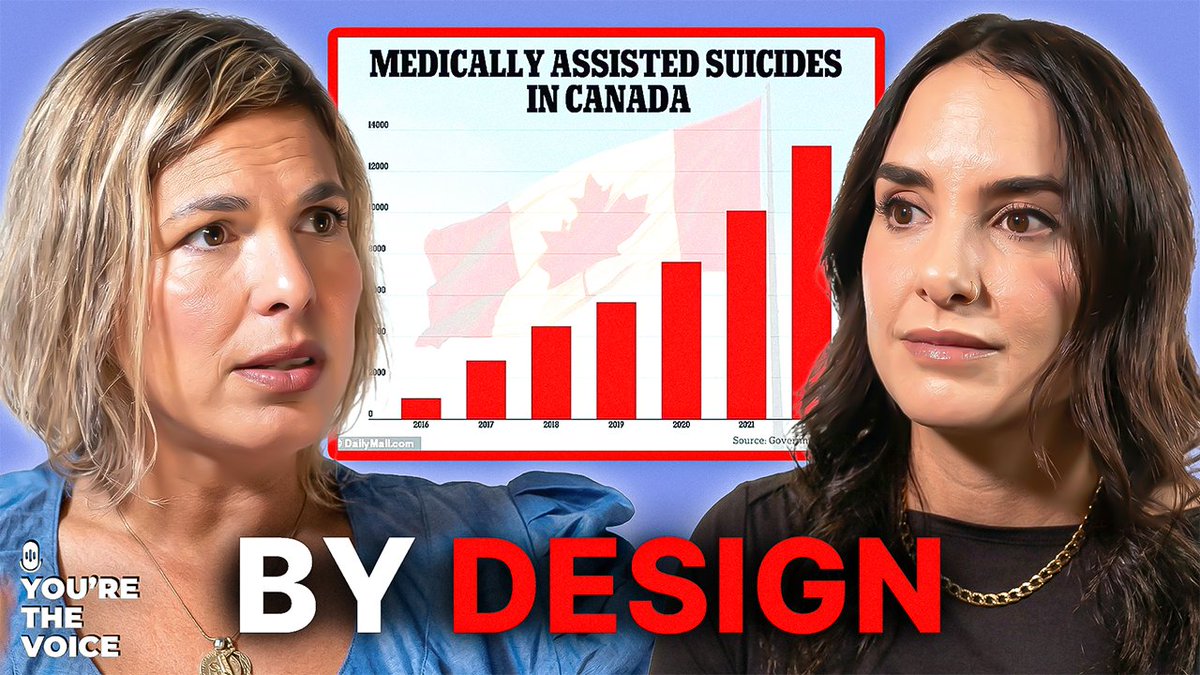 It's Cheaper to Kill You Than to Treat You: Canada's MAiD Program Explained | CLIP Karla Treadway Karla Treadway | Host Sovereign Sphere Podcast walks through Canada's Medical Assistance in Dying program and how it quietly expanded from terminal illness to depression, homelessness and disability with pamphlets now advertising assisted suicide as faster than therapy. She and Efrat connect the dots to a cold fiat-era cost-benefit logic: with ballooning debt and a broken healthcare system, depopulation has become cheaper than treatment. Full episode below.