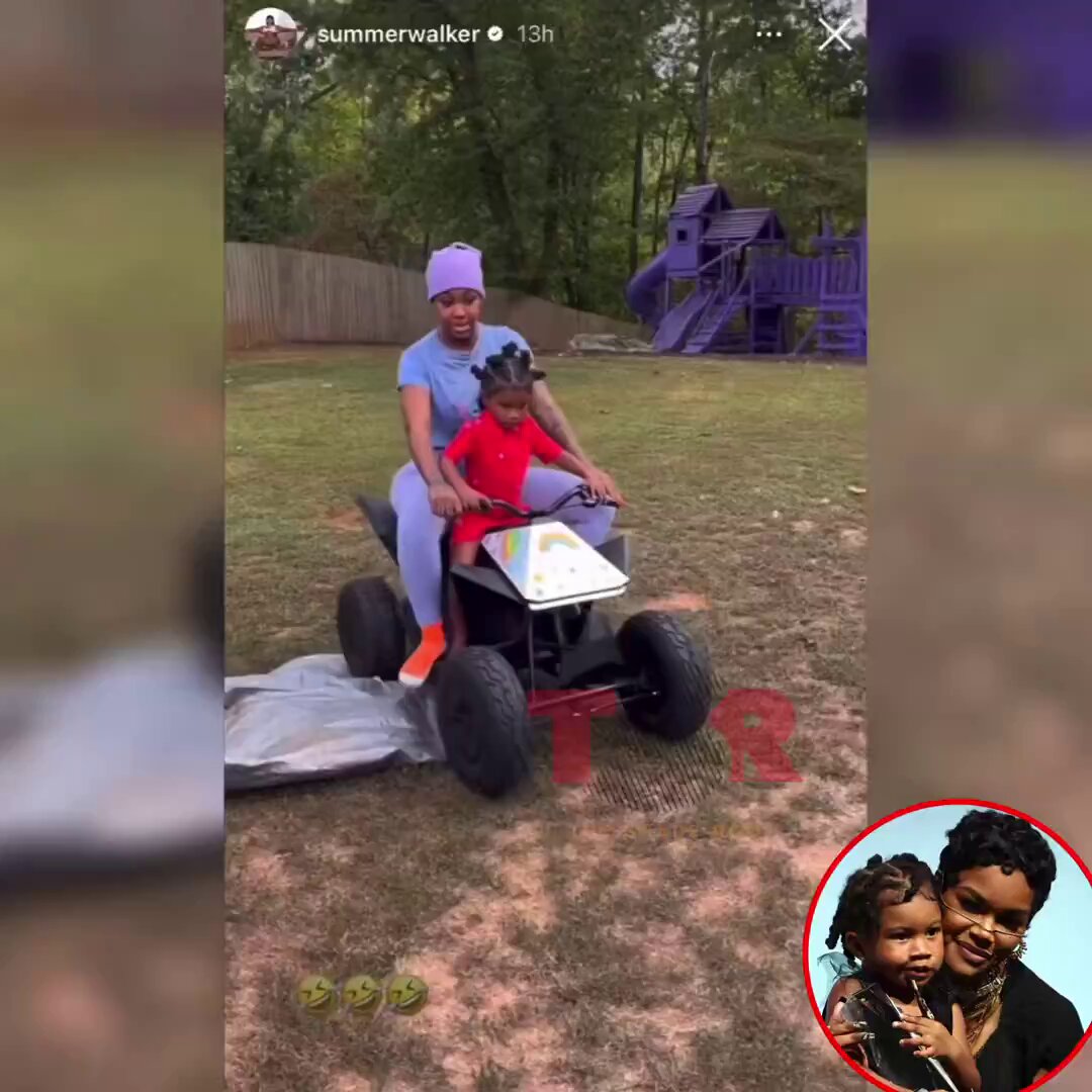 Teyana Taylor’s baby girl Rue Rose told Summer Walker, “hold up one second, something ain’t right” 😂