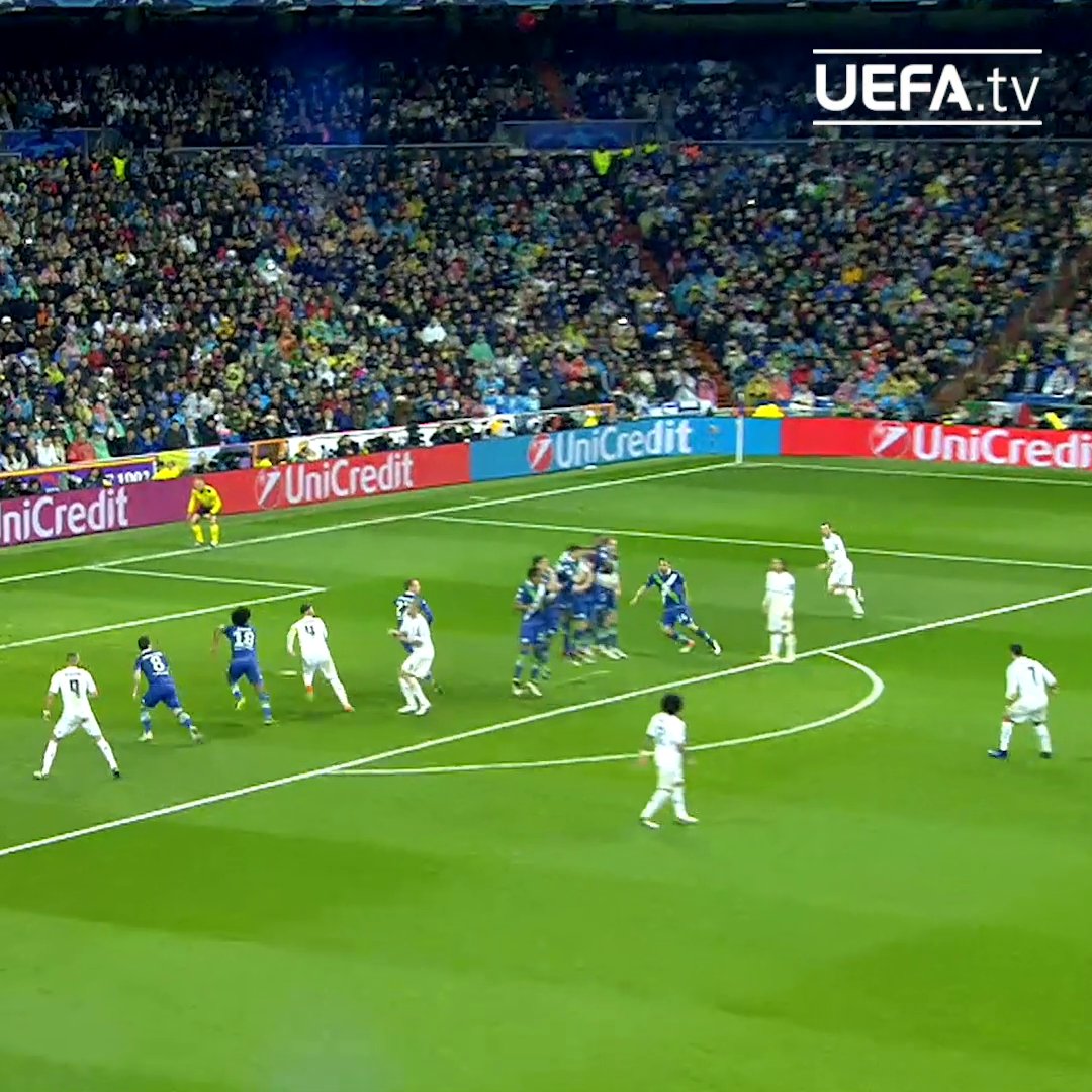📆 12 de abril de 2016... Libre directo para Cristiano Ronaldo... #UCL