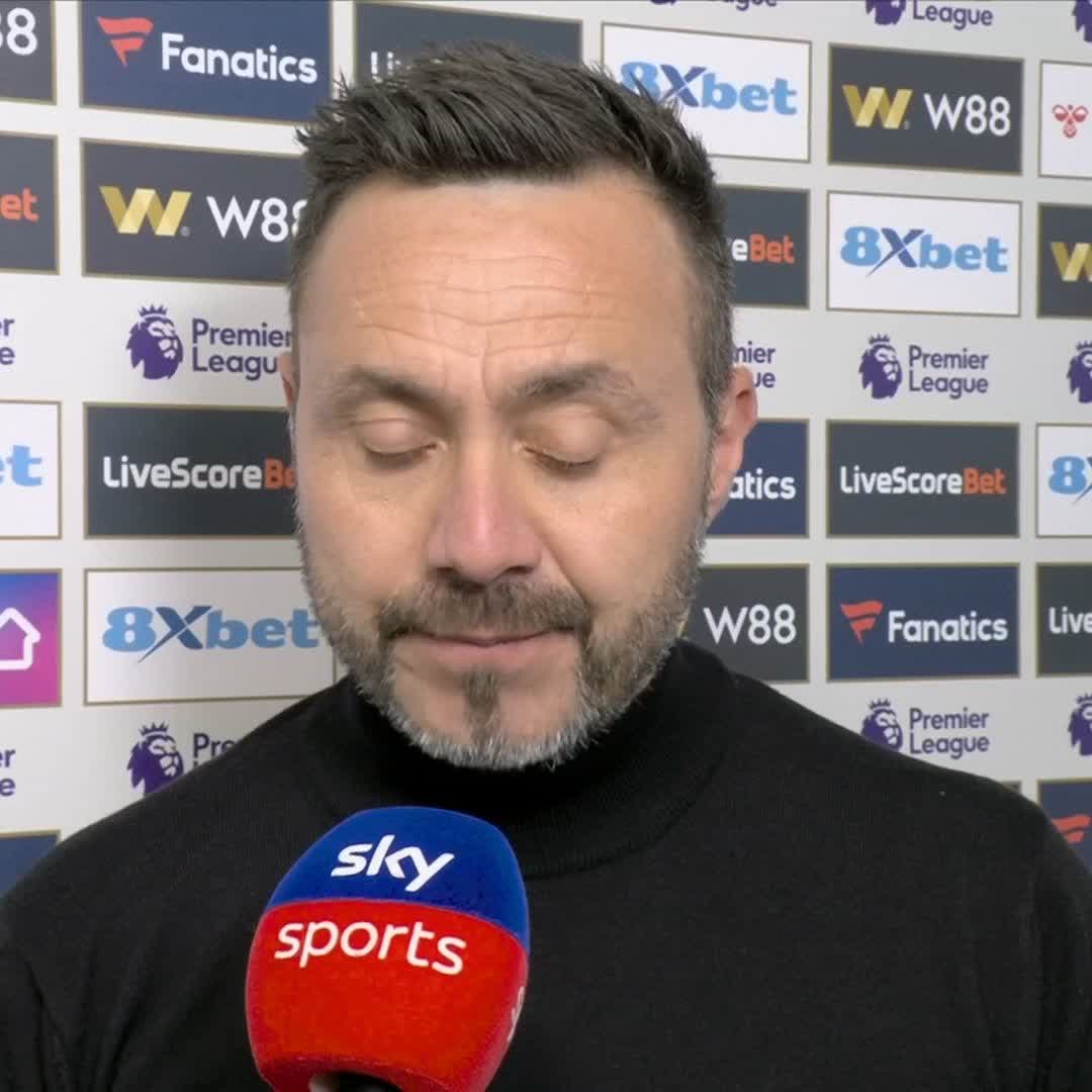 "I'm sorry for the result, I'm sorry for the Romero injury...We didn't deserve to lose the game" Roberto De Zerbi says his players showed real fight against Sunderland but were unlucky to come away with nothing 🗣️