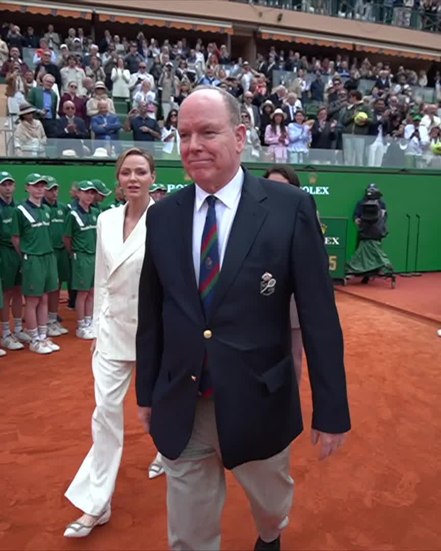 A Royal occasion 🙌 #RolexMonteCarloMasters