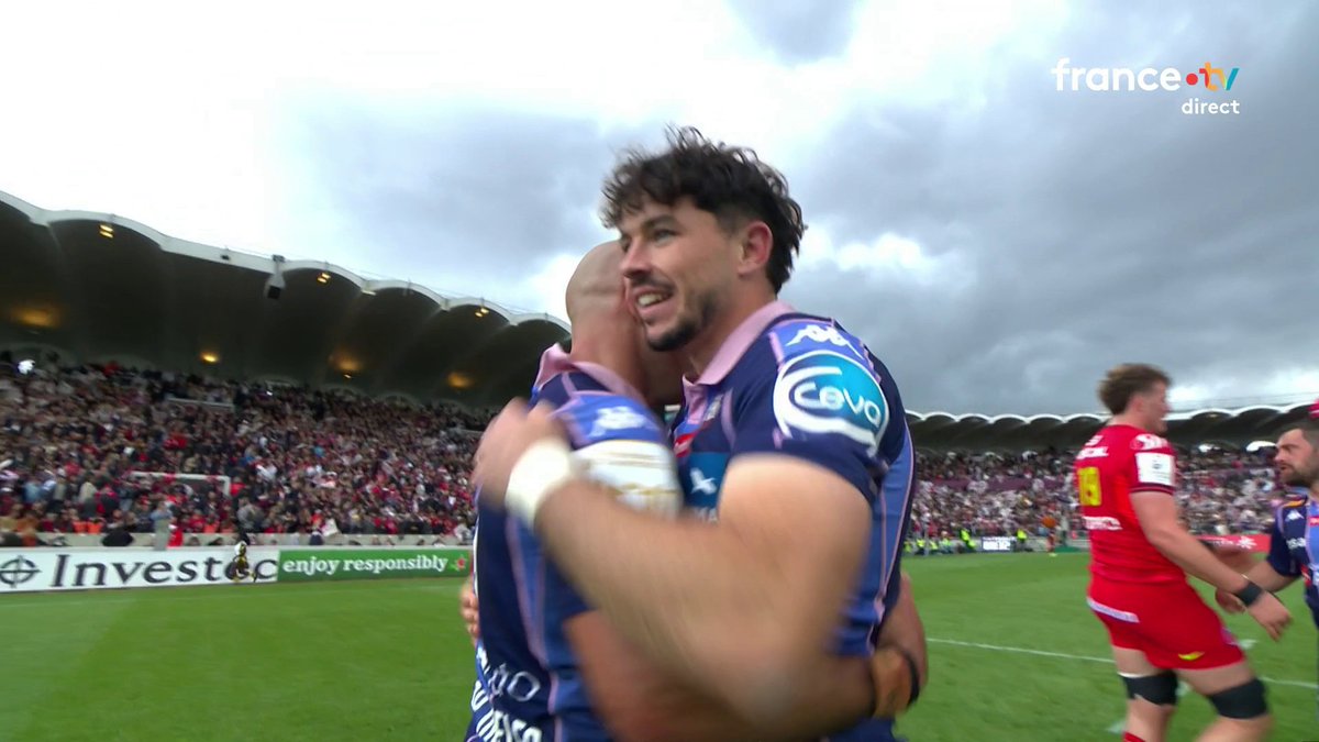 Bon, allez, je vais passer au Rugby ! Merci l’UBB de faire honneur à ma ville 👏 On se retrouve en demie au stade 🔥