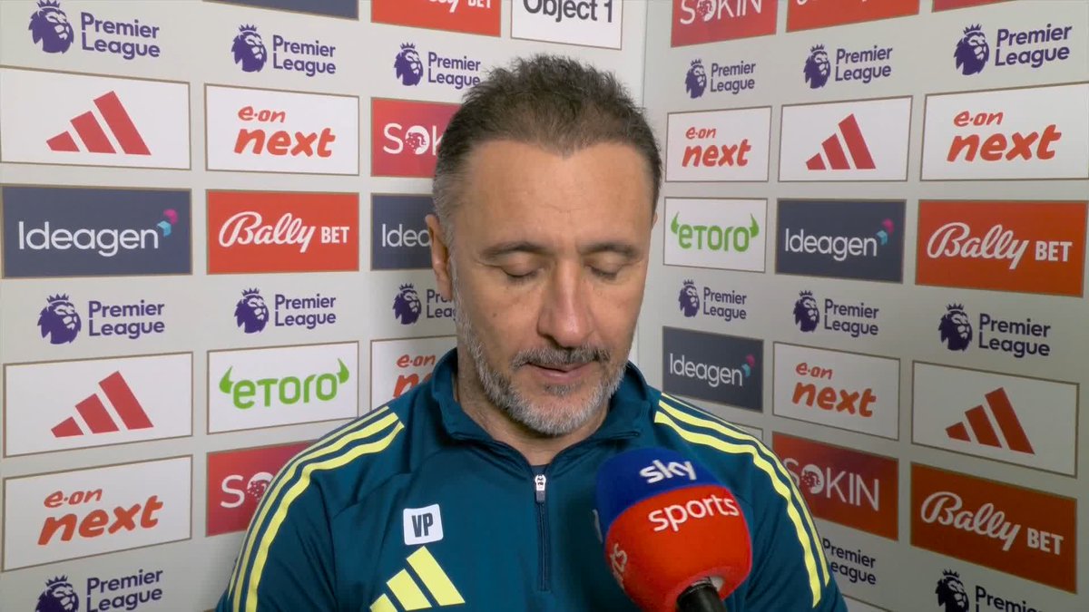 "I think it's a good point" Vitor Pereira speaks after Nottingham Forest's draw with Aston Villa 🎙️
