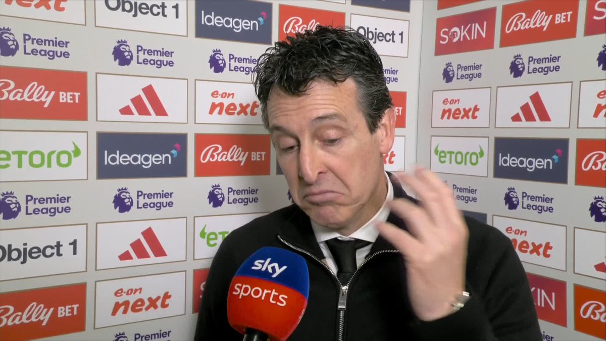"I think we are progressively getting better" Unai Emery was happy with his side's performance, despite the draw 📈
