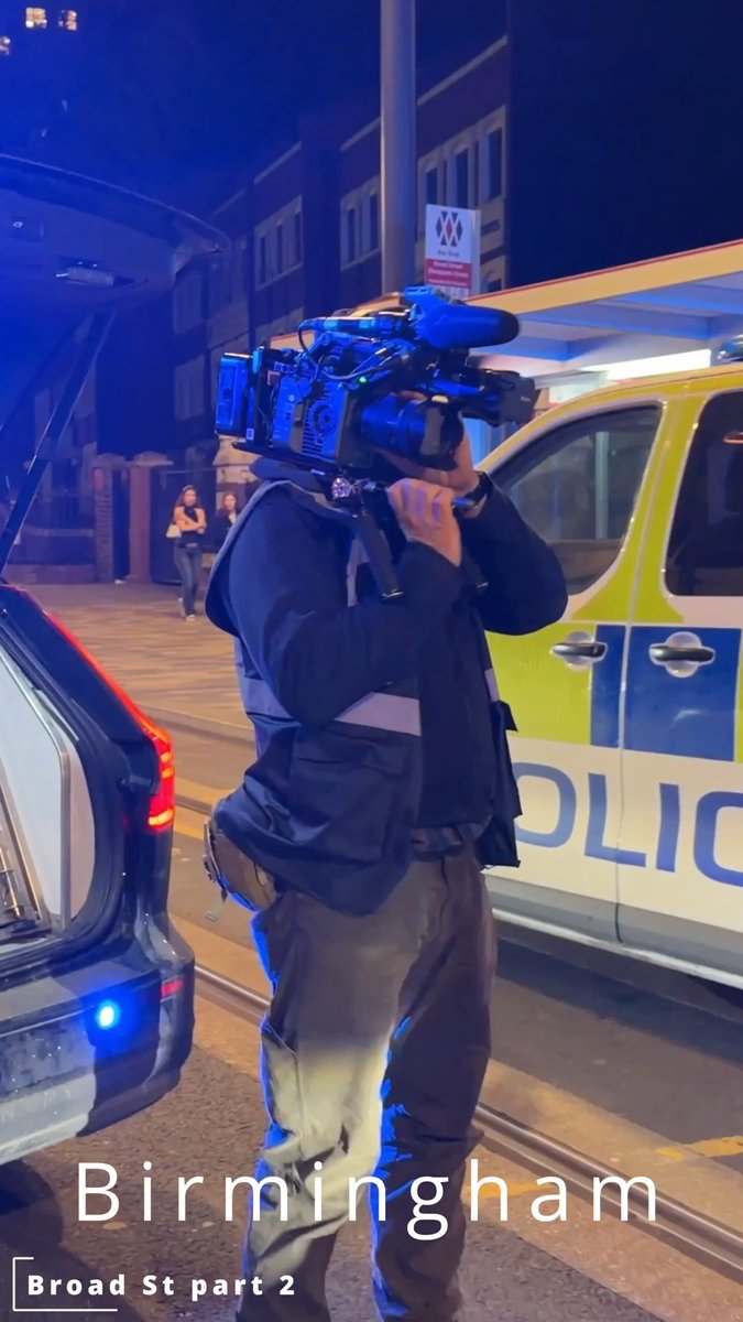Part 2 Broad St robbery - Channel 5 arrived to also film