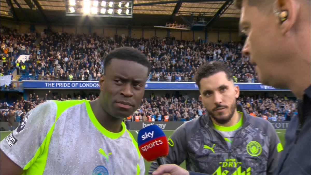 "Now we can focus on Arsenal" Marc Guehi and Rayan Cherki react to an important win for Manchester City over Chelsea 💪
