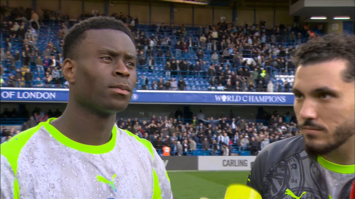"Your supporters are singing 'are you watching Arsenal'... do you hope they were?" "I don't think it matters." Marc Guehi is keeping a level head in Manchester City's title chase ๐