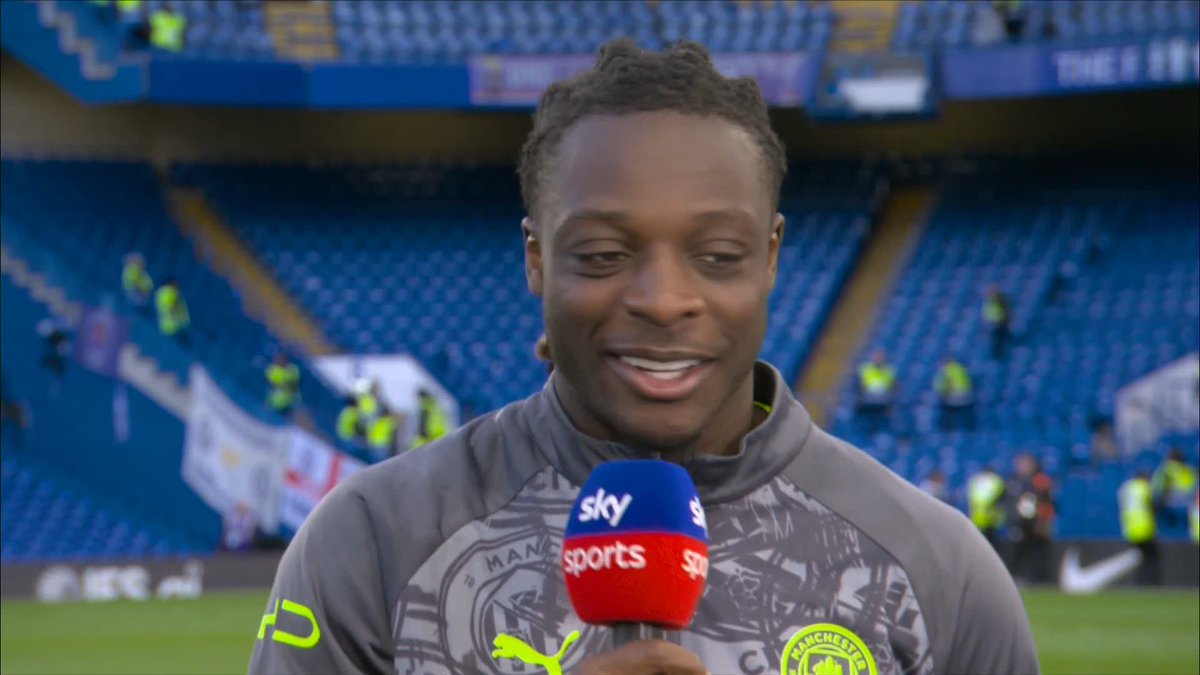 "I would be crazy if I wouldn't believe" Jeremy Doku on whether he believes Man City can win the Premier League title this season 👀