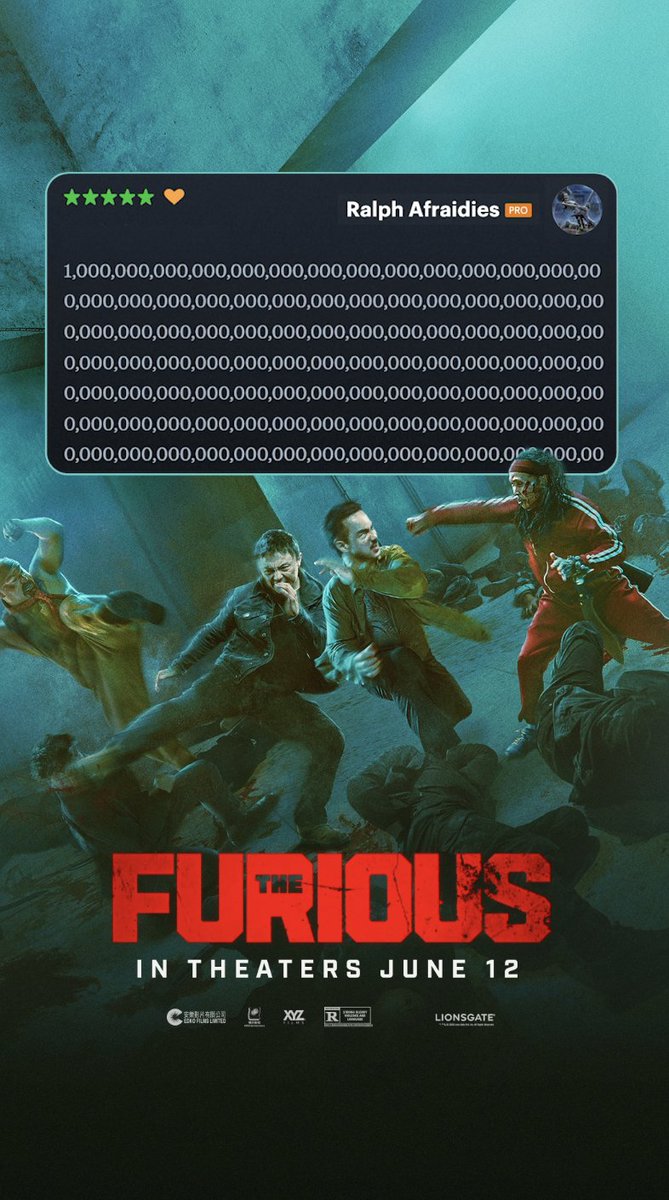 What they said. #TheFurious is in theaters June 12.
