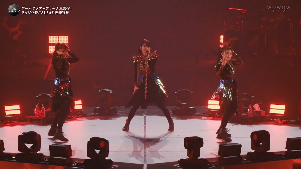 This Sunday, April 19 at 9:00 PM, WOWOW will broadcast BABYMETAL’s Legend – Metal Forth (January 10–11). The full show ran about 1h50, but WOWOW’s schedule only lists a 1h30 slot… so expect several song cuts. Pray for your favorite songs to survive 🙏⚡🦊 #BABYMETAL #WOWOW