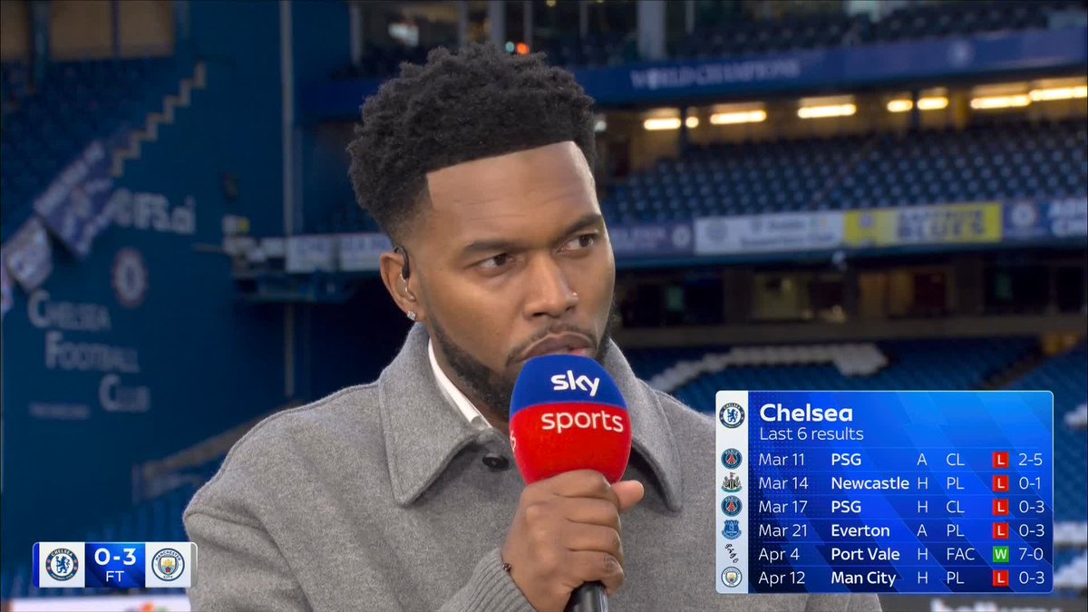 "When you look at those results for a club of Chelsea's magnitude, that CAN'T be happening!" 😬 Daniel Sturridge on what is going wrong for Chelsea in the hunt for Champions League football