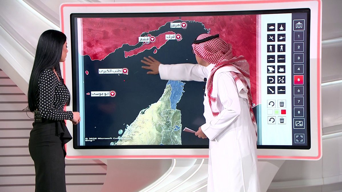 بعد فرض حصار بحري وبدء عملية إزالة الألغام.. الخريطة الأميركية لمسارات السفن في مضيق هرمز بعيدا عن التهديد الإيراني قناة العربية