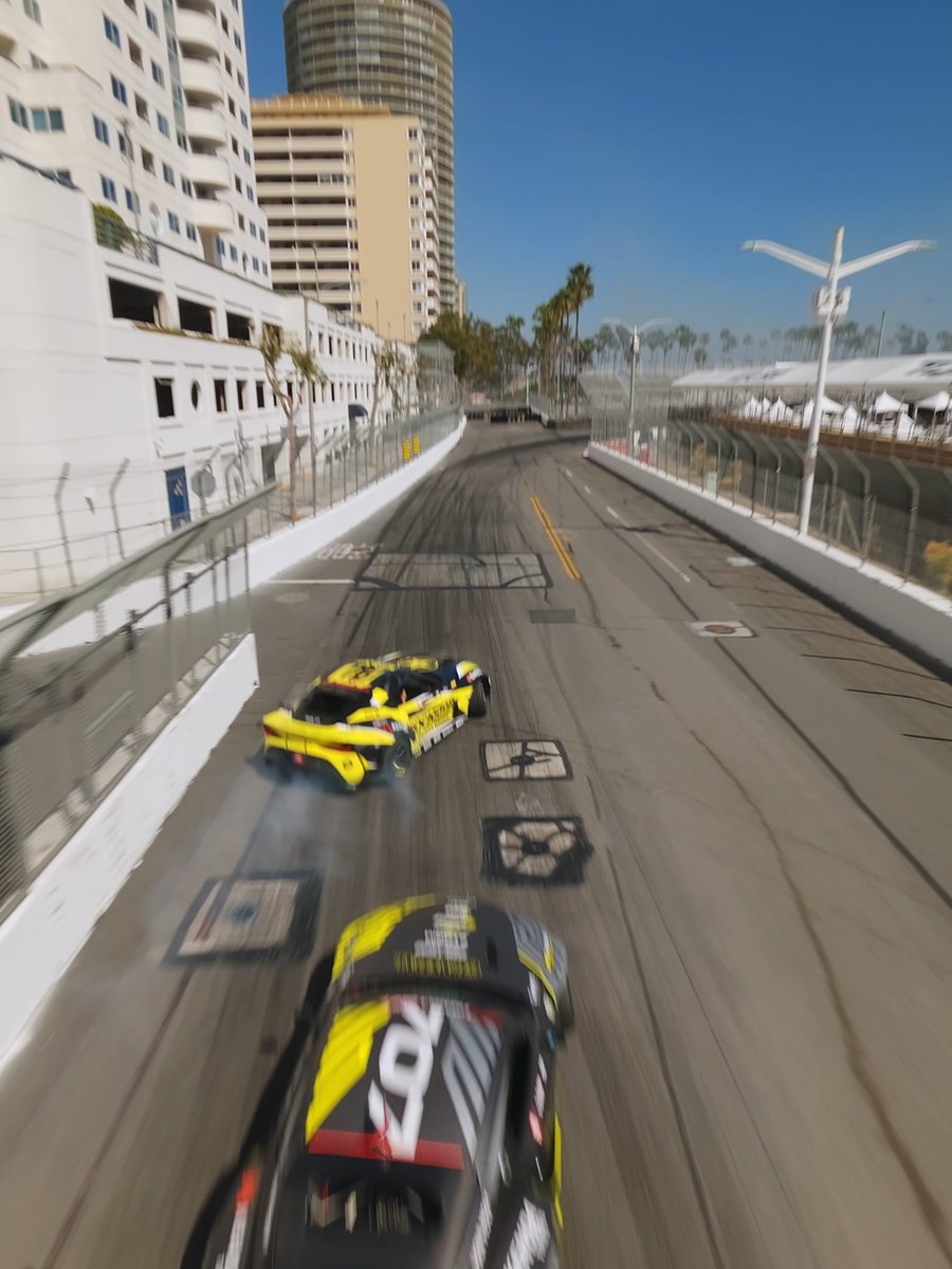 Formula Drift like you've never seen it before via Paddy Mack's #GoProFPV follow-cam 🚗💨 🛞 Fred Ricaasbo + Simen Olsen #GoPro #FormulaDrift #GoProHERO13 #Drift