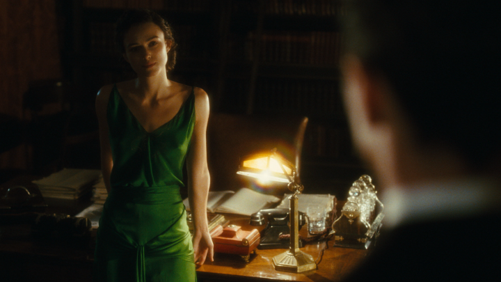 Keira Knightley’s green dress from Atonement we still talk about you