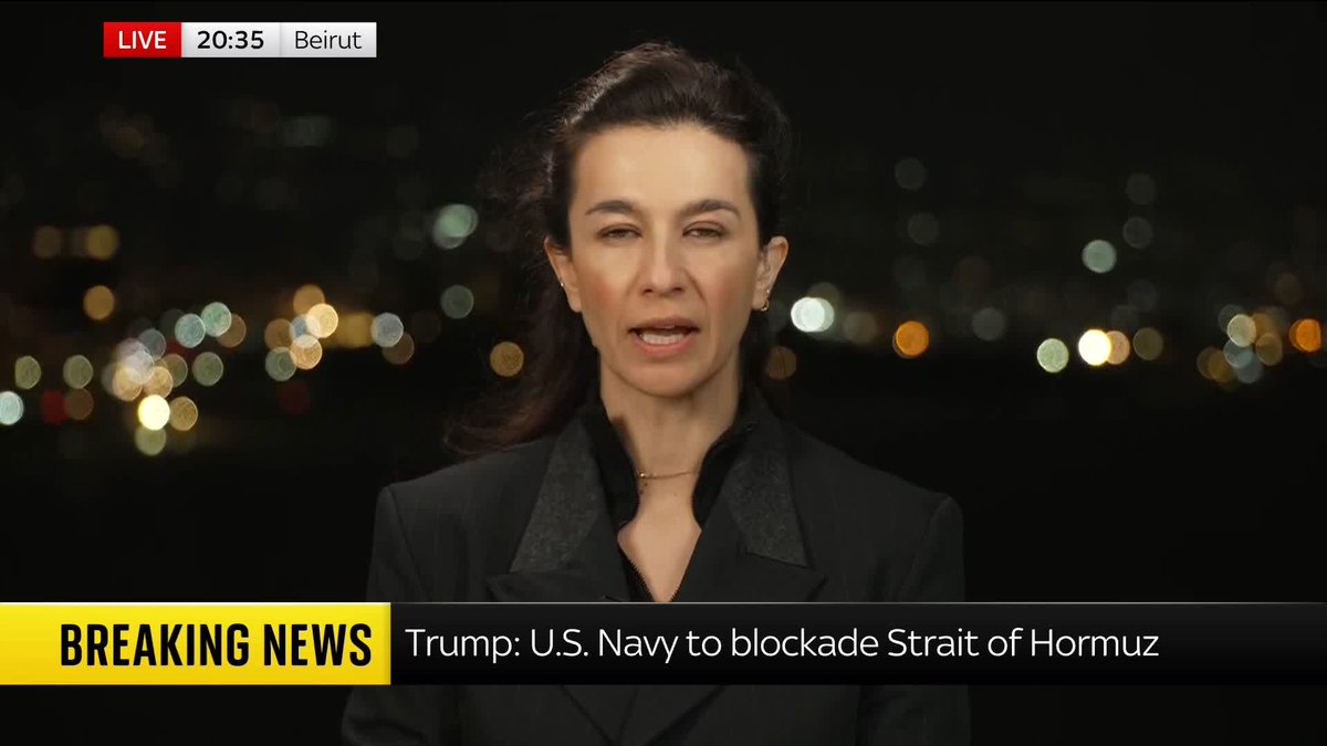 The U.S. blocking the Strait of Hormuz "can only harm the world even more", a former deputy chief of naval operations has told Sky News. Speaking to Yalda Hakim, Rear Admiral Joe Sestak said he didn't see any 'purpose' in the blockade 📺 Sky 501