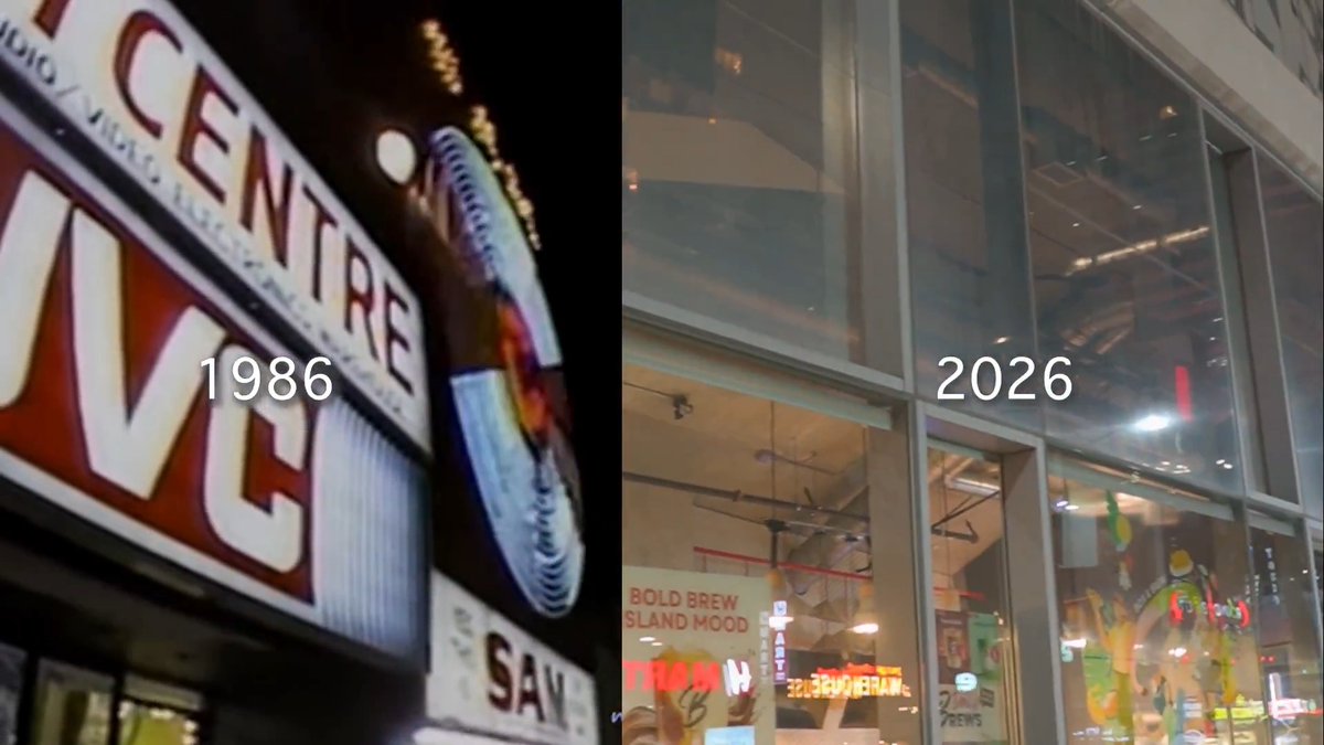 Toronto 1986 vs. 2026 I recreated every shot. 40 years apart. Modern. Sterile. Soulless.