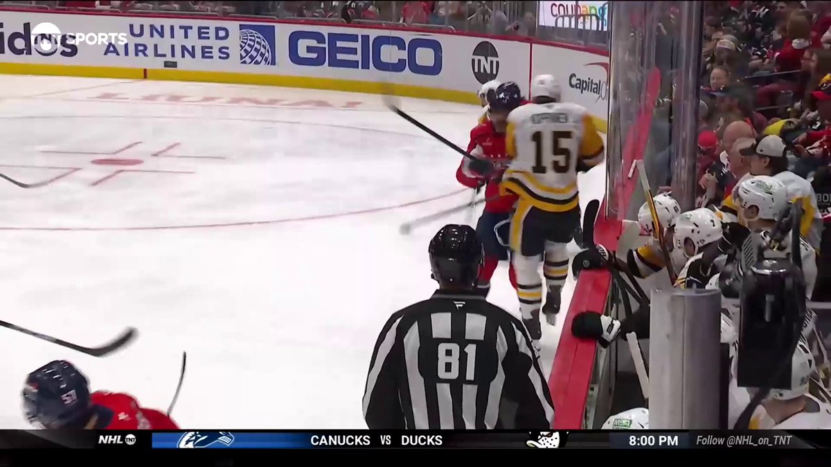 Ovi's got a little extra pep in his step today 💥 📺: NHLonTNT &amp; hbo max fka ➡️
