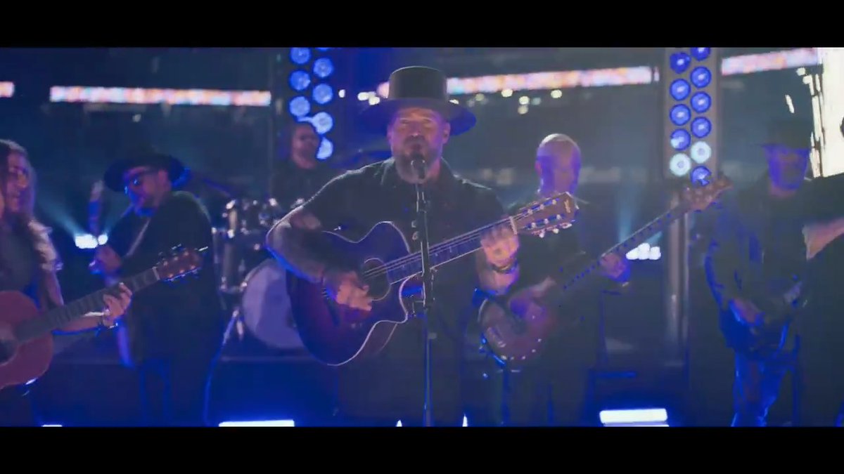 And here it is. Zac Brown Band performs the 'Sunday Night Baseball' theme song for NBC. Thoughts? ⚾️📺🎶 #MLB