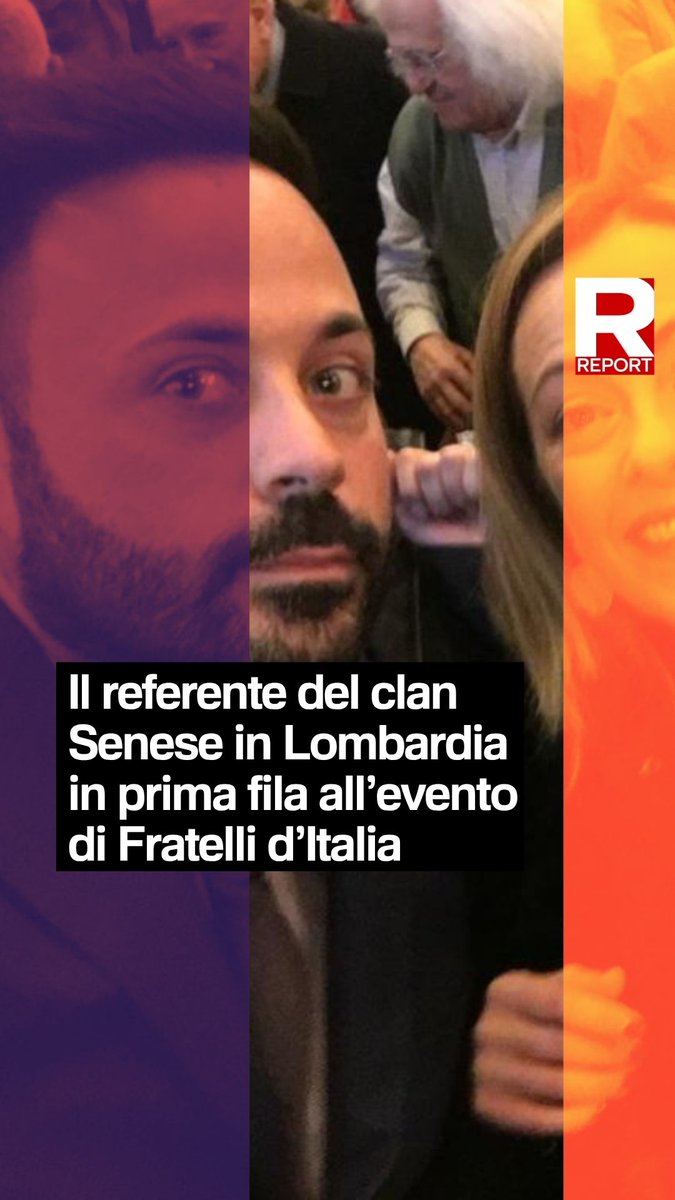 In FdI Amico riesce a entrare in contatto coi livelli più alti. Il 2 febbraio 2019 è presenta alla manifestazione politica Sistema Italia. C'è anche Meloni. Segui #Report ora in diretta su #Rai3👇