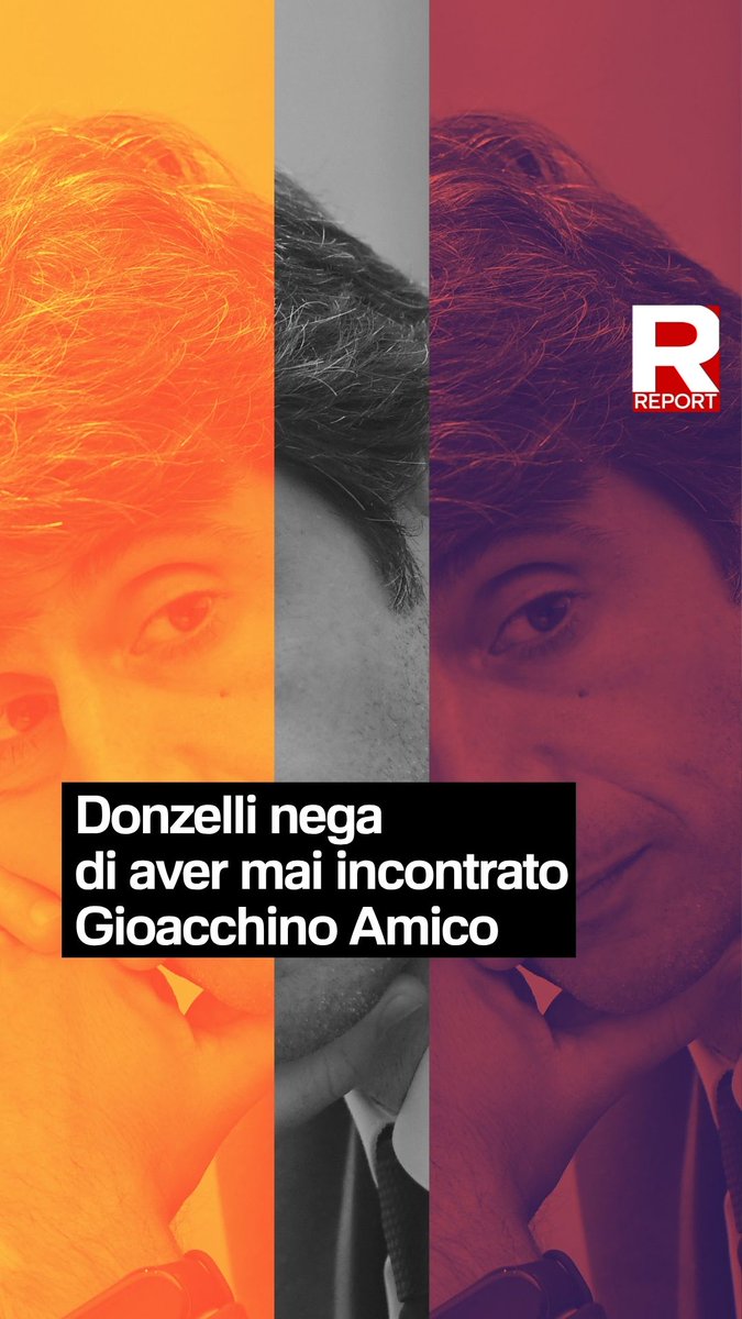 Secondo quanto riferito da un ex parlamentare a #Report, Donzelli, responsabile organizzativo di FdI, avrebbe incontrato Gioacchino Amico alla Camera, alla presenza di Delmastro e Lollobrigida. Tuttavia. Donzelli lo esclude. #Report su #Rai3👇
