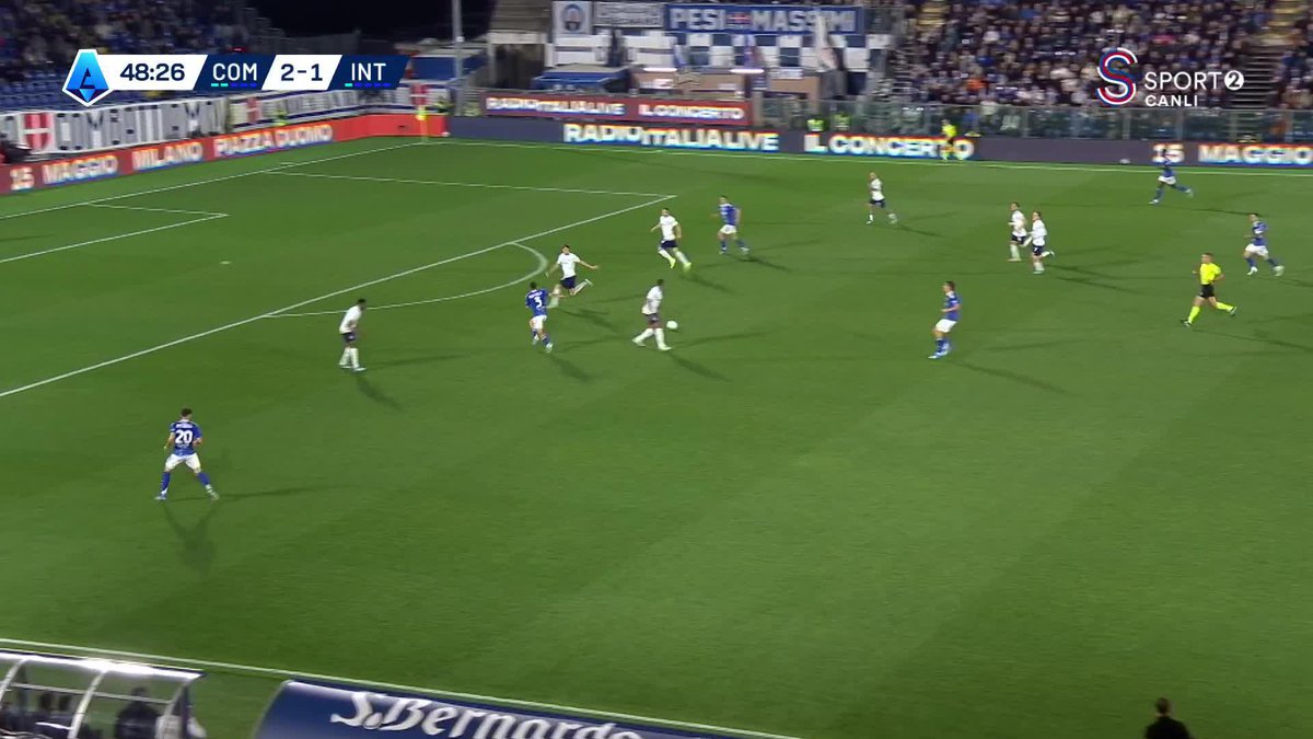 👀 45’ Como 2-0 Inter 🔥 49’ Como 2-2 Inter