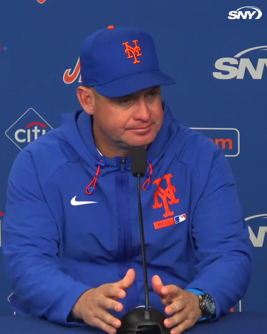 "Tough homestand overall offensively" Carlos Mendoza on the Mets' offense: