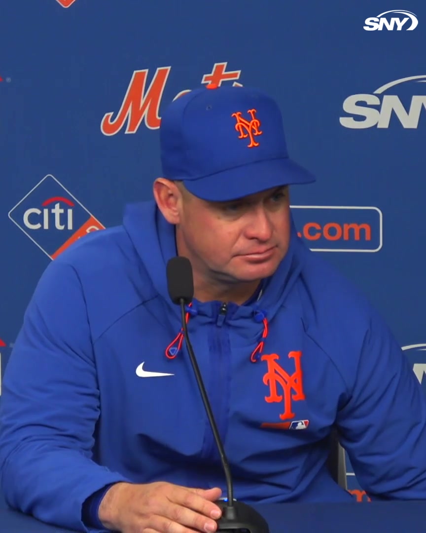 Carlos Mendoza is preaching consistency and positivity as the Mets fight through a poor offensive stretch: "It's just a bad stretch. Continue to trust the players, they're really good."