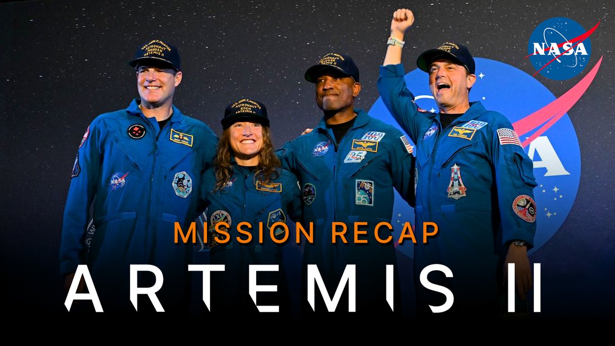 Artemis II Moon mission complete! ✅✅✅✅✅✅ - Space Launch System rocket launched crew into space - Orion spacecraft kept astronauts safe - Flew around the Moon, observed its far side - New human spaceflight distance record - Crew safely returned to Earth - Inspired the WORLD