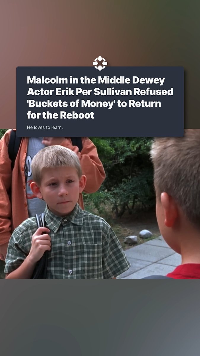 Per Sullivan is currently “studying Dickens," at Harvard, according to his Malcolm In The Middle parents Jane Kaczmarek and Bryan Cranston.
