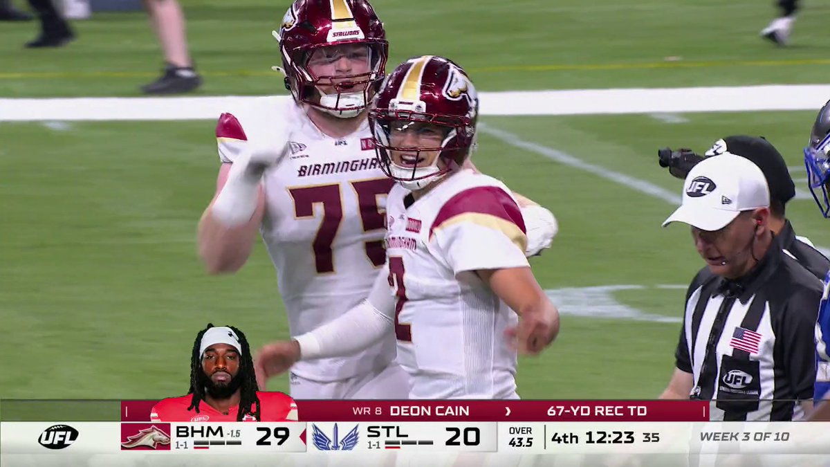 Matt Corral throws a dart to Deon Cain for a 67-yard TD 🔥