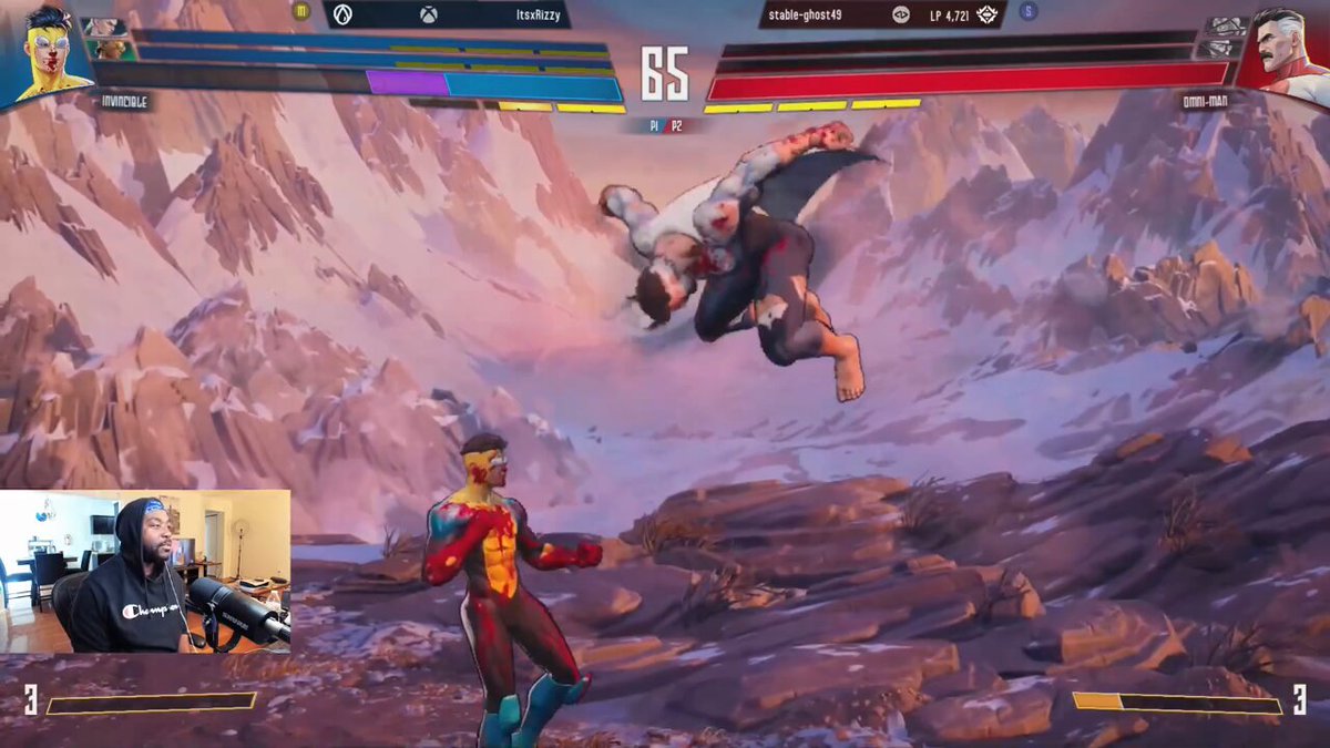 This graphic from BigCheese made dealing with rage quitters so much funnier😂 Also, shoutout to the Invincible VS devs. Thank yall for pulling up and hanging out for a bit