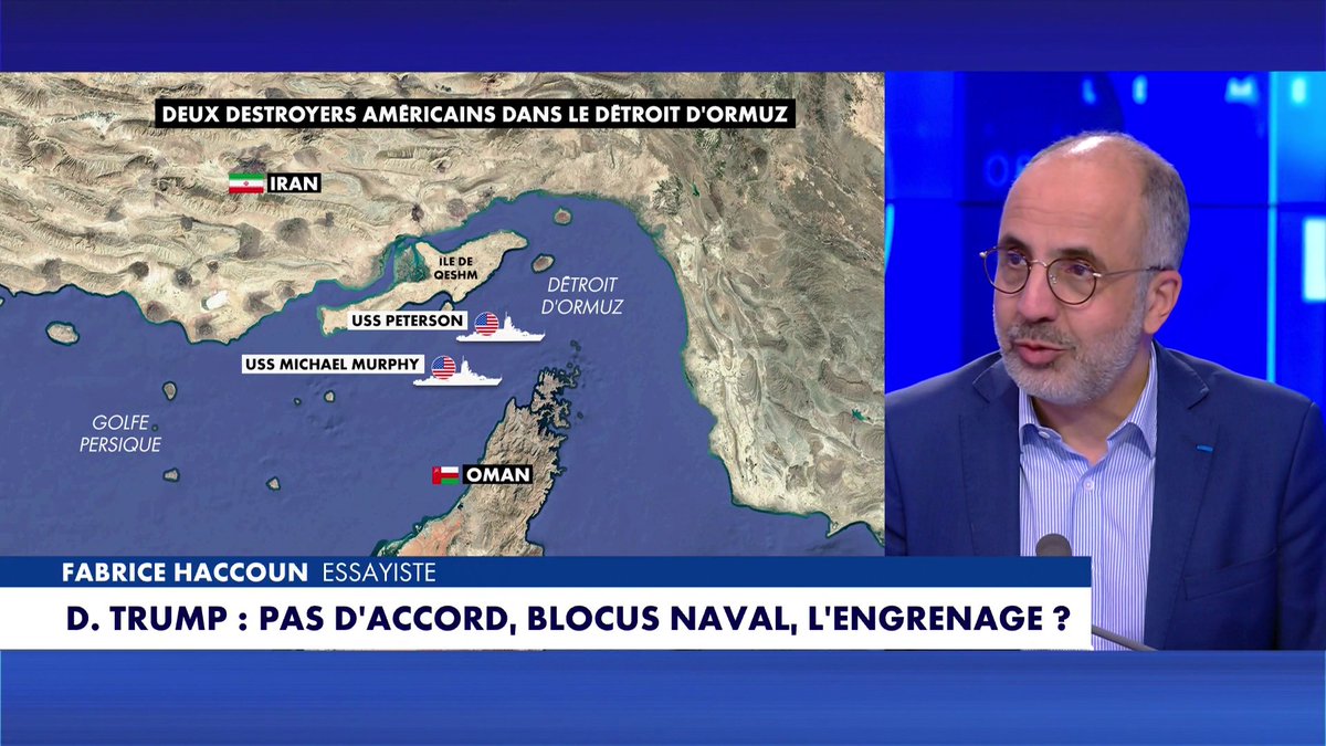 Fabrice Haccoun : «Le blocage du détroit d'Ormuz par les Etats-Unis est un coup stratégique incroyable», dans #LeMeilleurdelinfoWE Toute l'info est à retrouver sur
