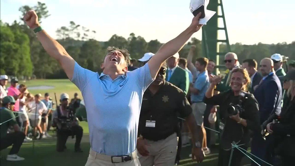 The walk of a BACK TO BACK Masters Champion Soak it all in Rory… all over again