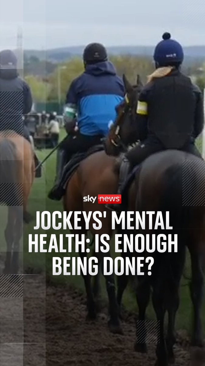 Is enough being done for jockeys' mental health? The mother of a teenager found dead, and a jockey who retired early over pressures and stresses have told Sky News more action is needed to support mental health in horse racing Sky's Rob Harris reports