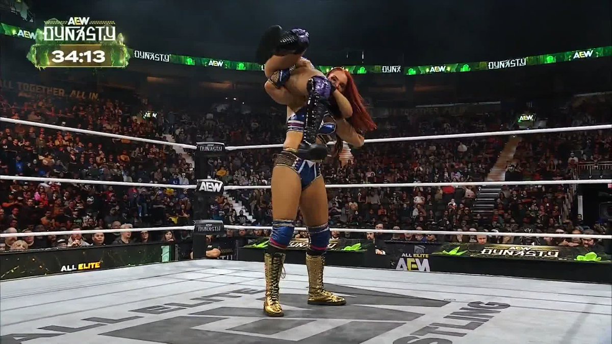 A DOMINANT return for @Kamille_Brick! Watch #AEWDynasty Zero Hour LIVE on HBO Max
