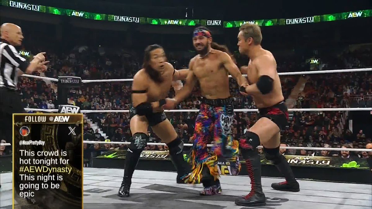 It has been smooth sailing so far for Kazuchika Okada and Konosuke Takeshita! Watch #AEWDynasty LIVE on HBO Max PPV
