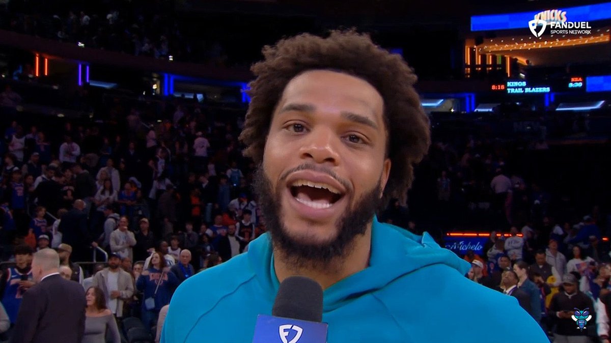 🎙️ Miles Bridges: "Protect the Hive, baby! I want [Spectrum Center] packed out. I don't want to see no Heat fans. I want to see all Hornets fans!"