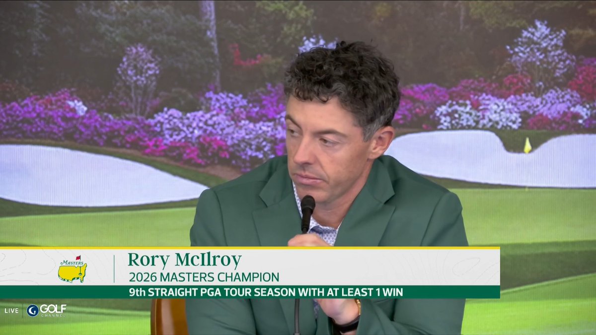 "I'm not putting a number on it, but I certainly don't want to stop here." 🏆🫡 Six-time major champion Rory McIlroy continues soaring on his quest to become the greatest European player of all-time