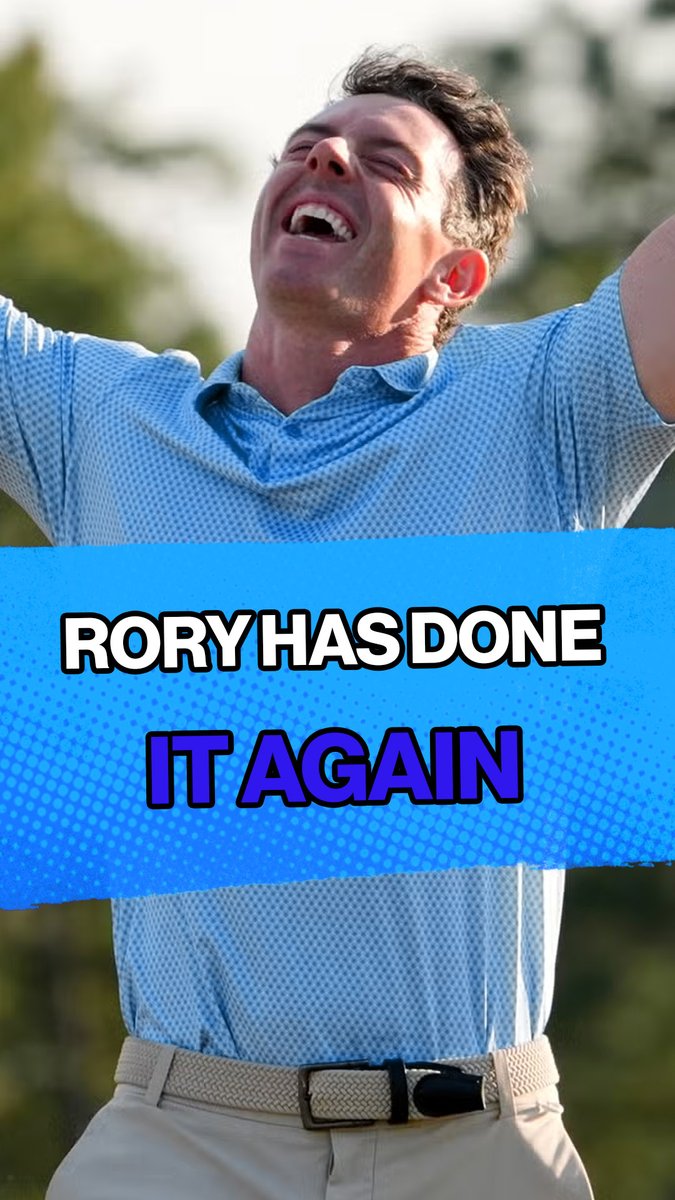 Rory McIlroy does it AGAIN 🏆 Back-to-back at Augusta. Six majors. History, again. But the question is… how much further can he go? trey wingo