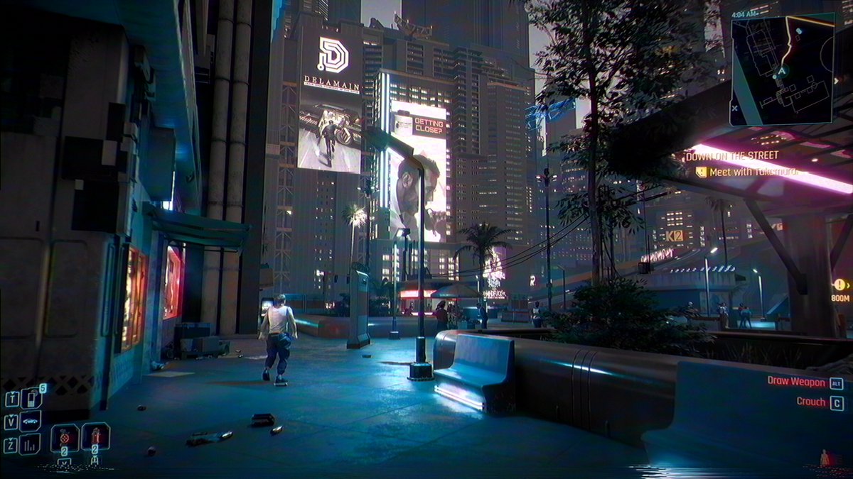 This Cyberpunk 2077 mod from Tulired emulates a VHS aesthetic and totally delivers on the 80s vibes. Now that's tubular, man. 🤘