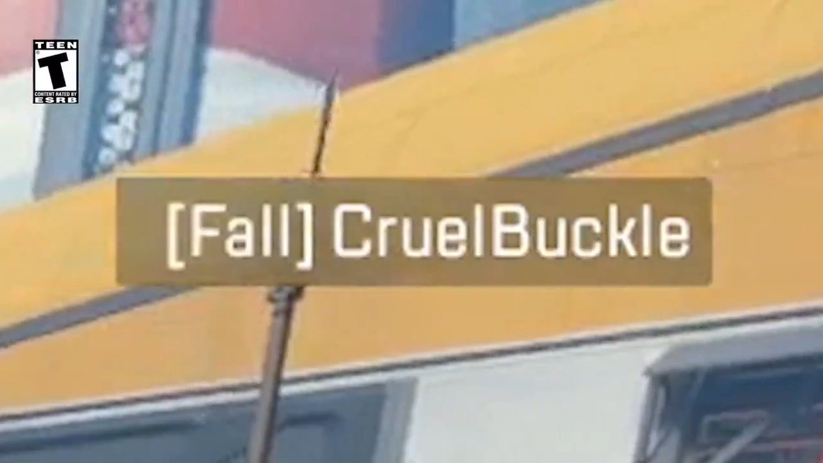 Mystery solved, Onset! ...sorry, CruelBuckle. We had to know 💀