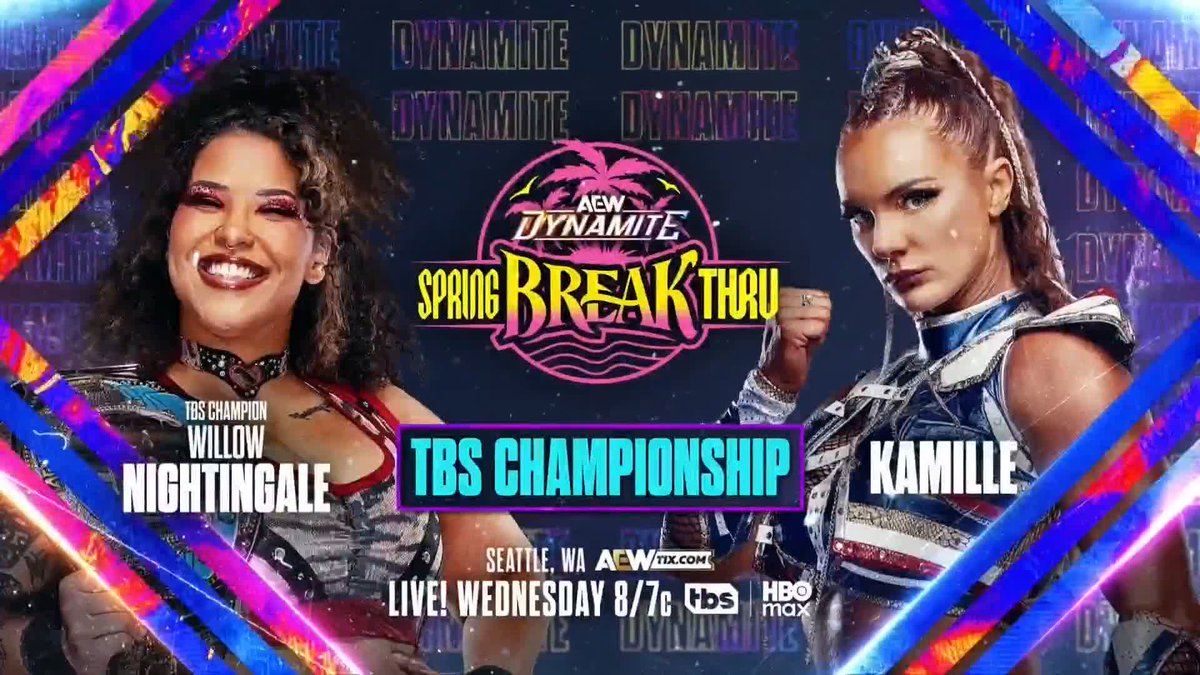 TBS Champion Willow Nightingale wants payback after the shocking blindsided attack from Kamille earlier tonight! Watch #AEWDynasty LIVE on HBO Max PPV