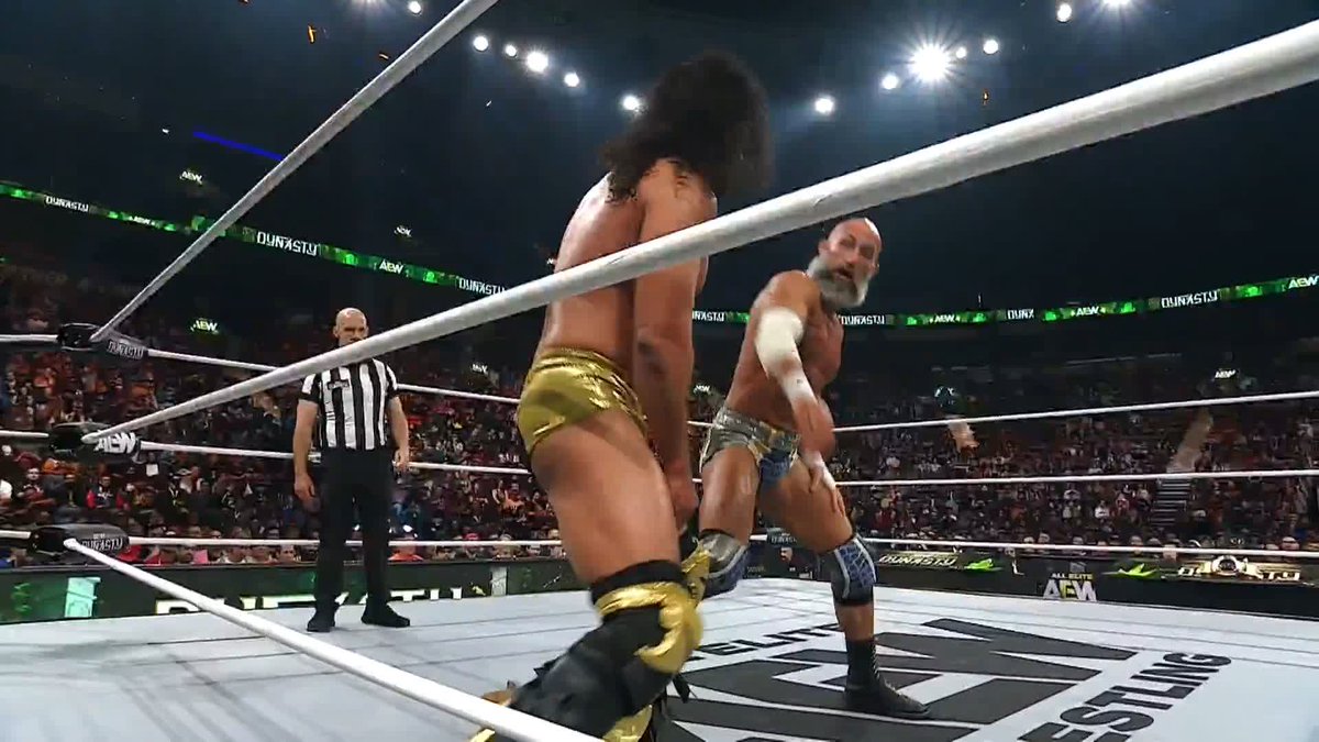 Momentum-shifting shot from RUSH OFICIAL! Watch #AEWDynasty LIVE on HBO Max PPV