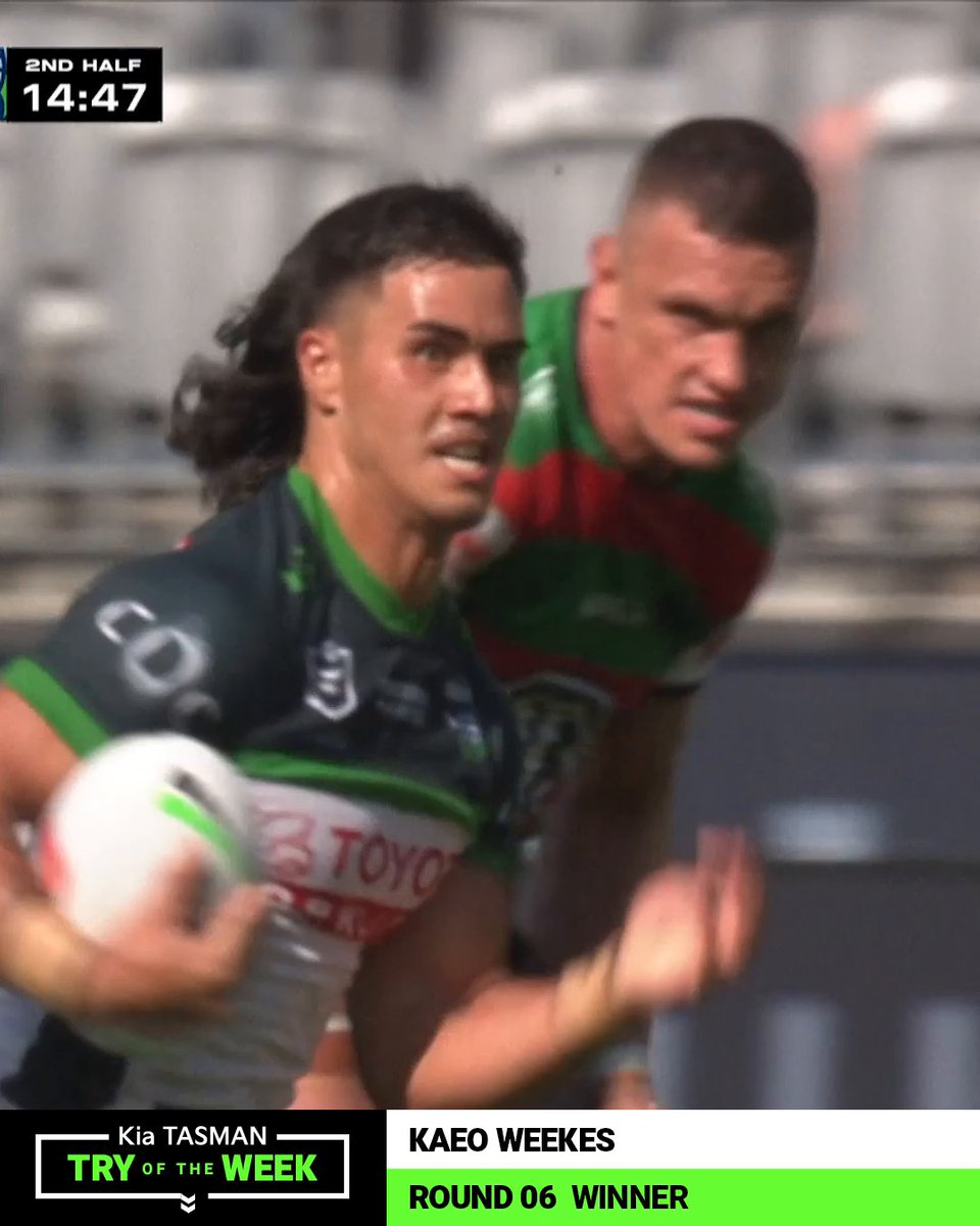 SUPERSTAR ⭐ Kaeo Weekes' solo effort is your fan-voted Tasman Try of the Week for Round 6!