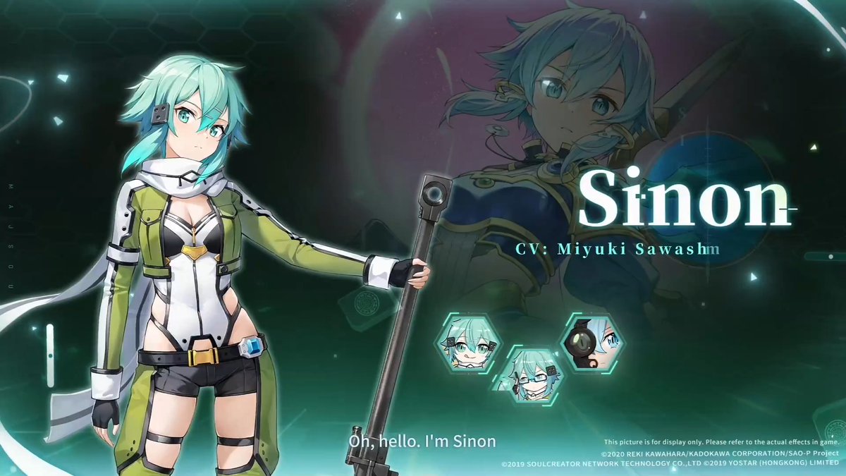 Mahjong Soul X Sword Art Online Collab Limited Collab Character Preview: Sinon #SwordArtOnline #MahjongSoul #Yostar