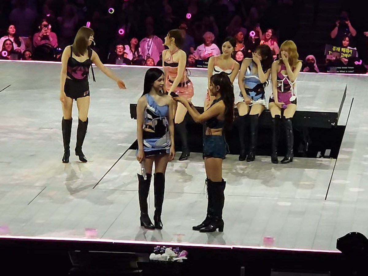 Jihyo pulling Mina for the bridge and Mina looking back at Momo cause she doesn't want to be the only one, then unnie line imitating and laughing at her 😭