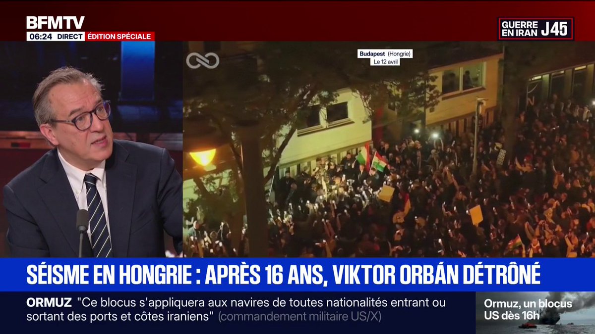 Une défaite pour Donald Trump, une défaite pour Vladimir Poutine…. Après 16 ans au pouvoir en Hongrie, Viktor Orbán reconnaît une défaite "douloureuse"