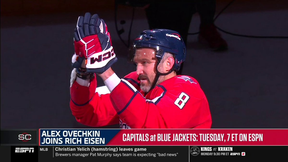 "I don't know if it was my last [home] game or not, but how I said today: Thank you for your support ... especially tonight because ... we played unbelievable today." Alex Ovechkin spoke with Rich Eisen regarding his message to Capitals fans after what could've been his final NHL game in Washington 👏